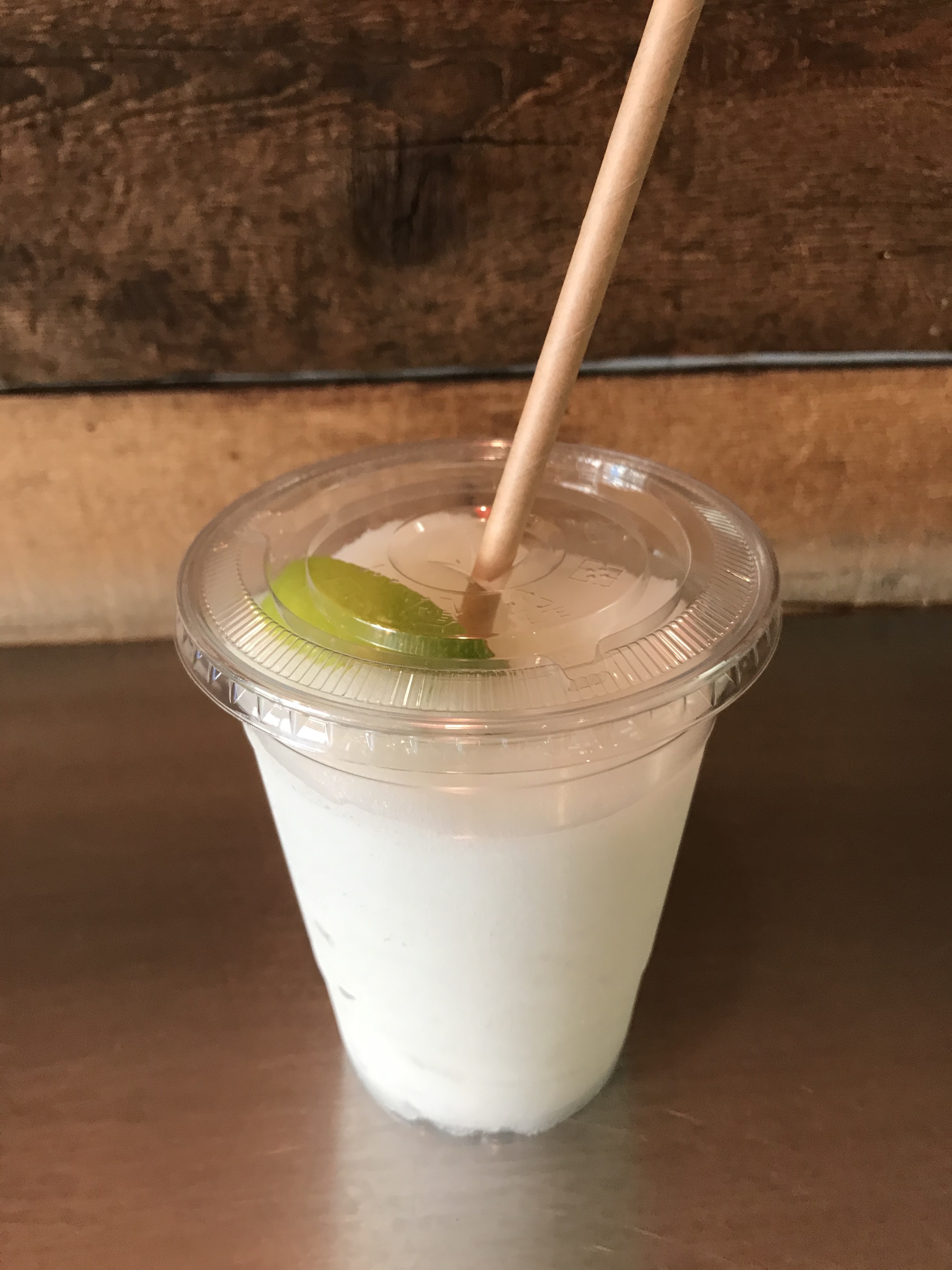Order FROZEN Lime Margarita (16 oz) food online from Kimchi grill store, Brooklyn on bringmethat.com