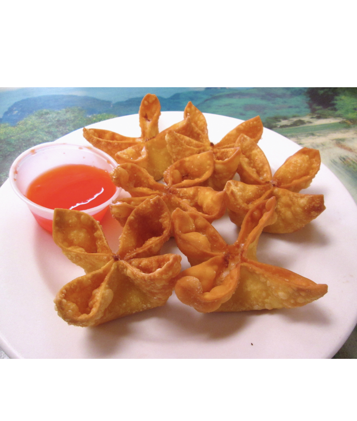 Order 18. Fried Crab Rangoon food online from Great Taste Chinese Restaurant store, CLEVELAND on bringmethat.com