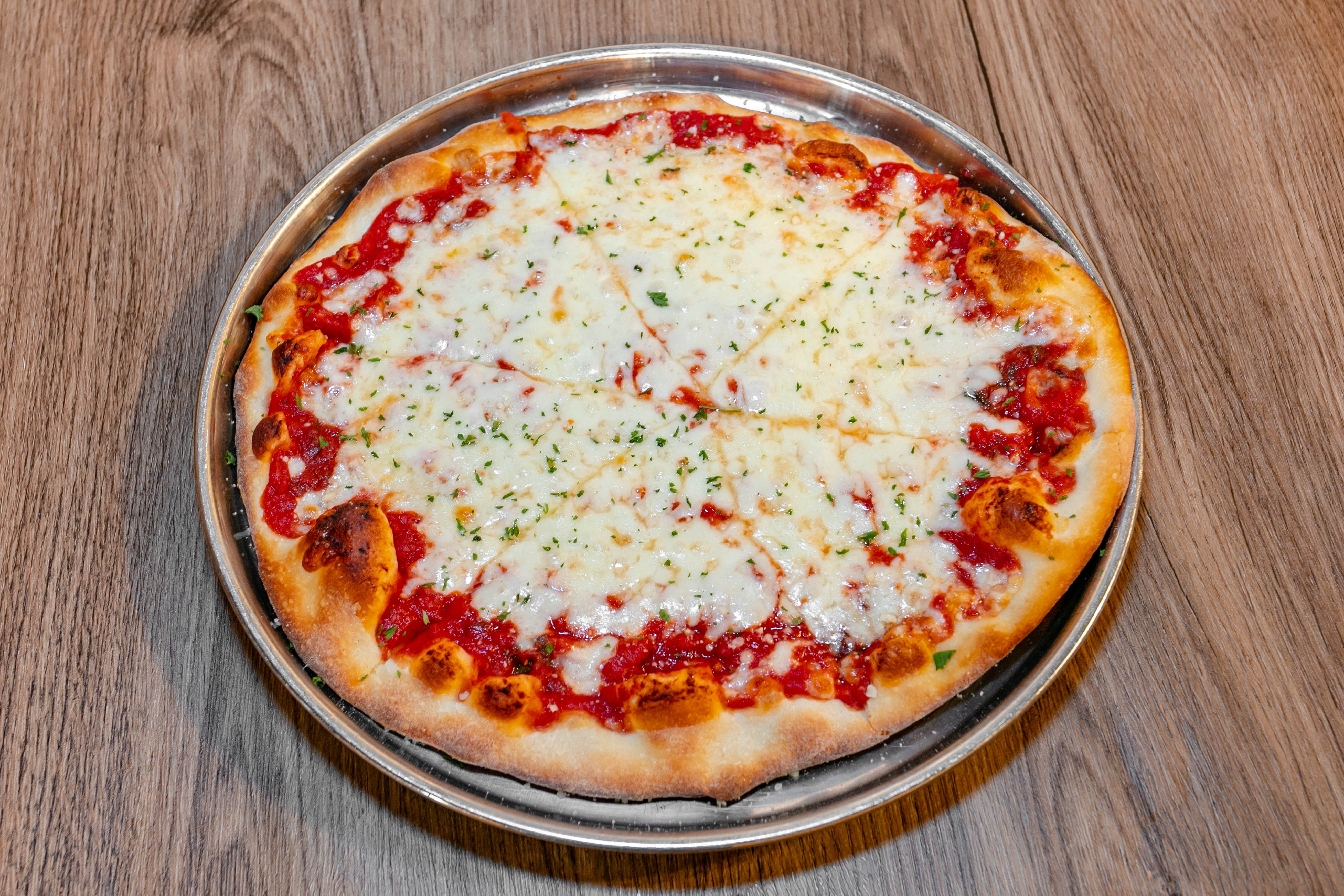 Order NY Style Cheese Pizza - 10'' food online from Sopranos Grill store, Braselton on bringmethat.com