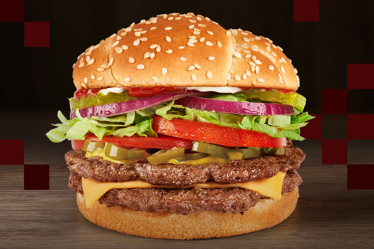 Order Double Olive Burger food online from Rally store, Saginaw on bringmethat.com