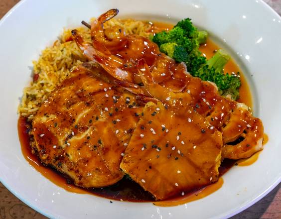 Order Teriyaki Chicken & Shrimp food online from Margaritaville store, Pigeon Forge on bringmethat.com