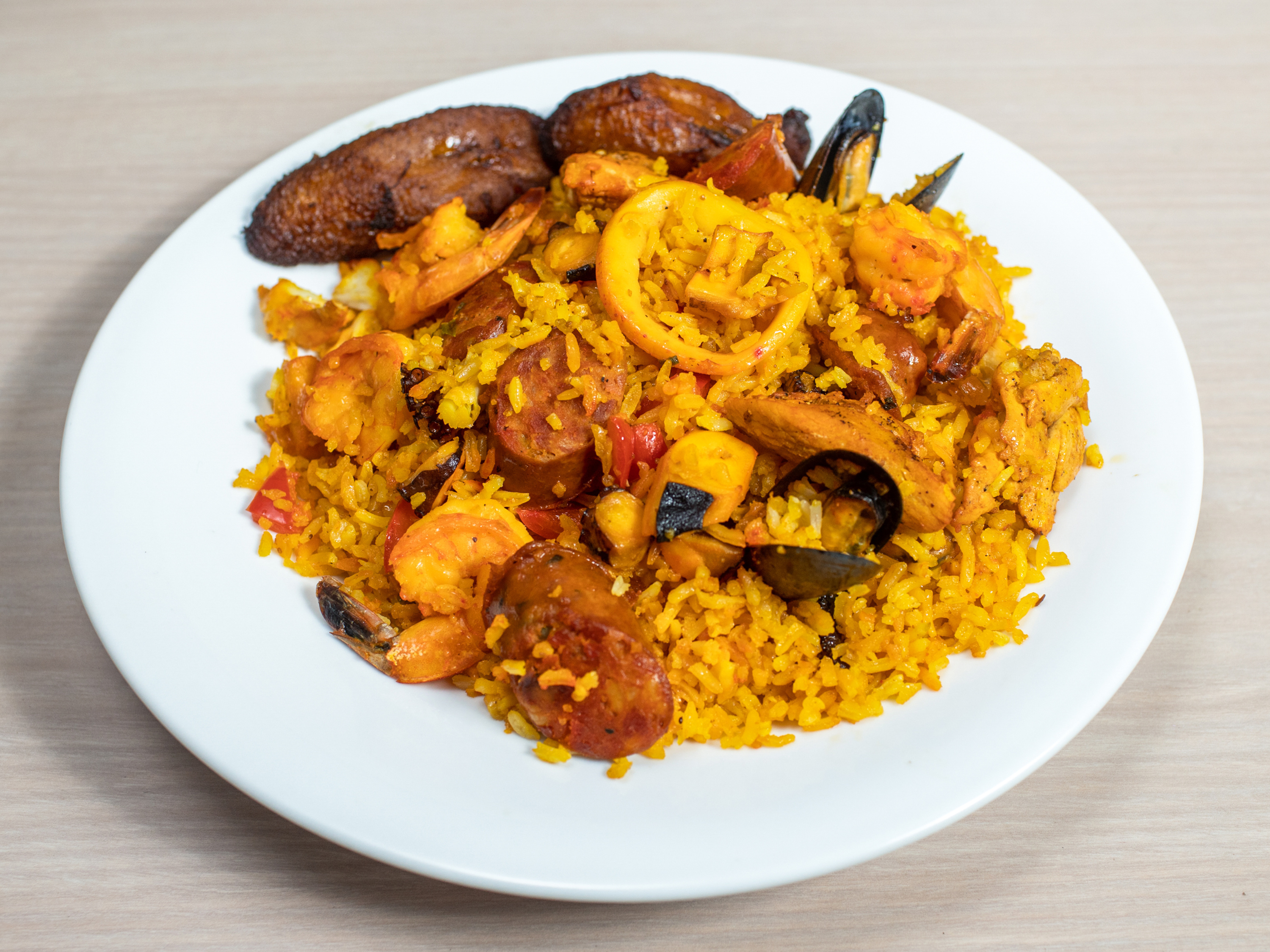 Order Arroz a la Valenciana Lunch food online from Colombian Cuisine store, Houston on bringmethat.com