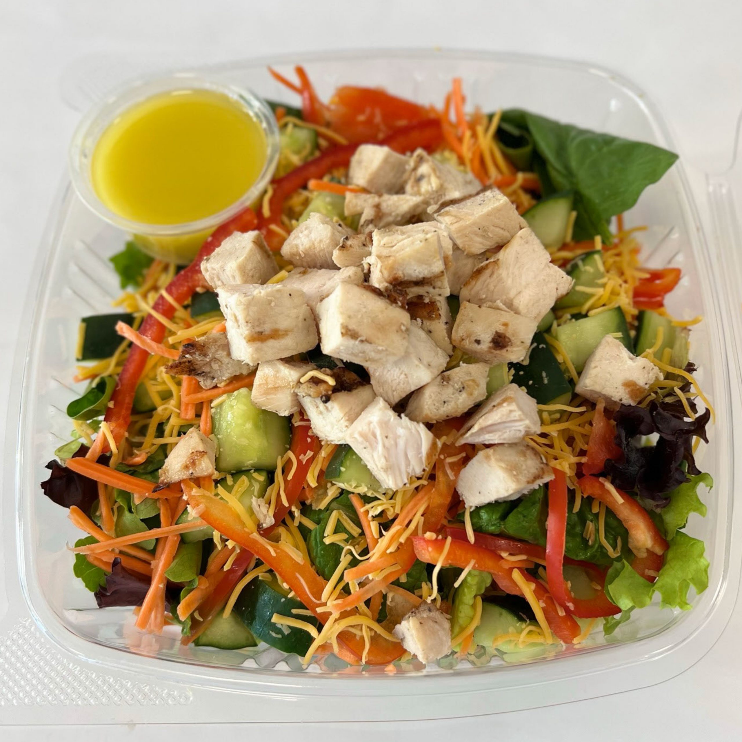 Order Grilled Chicken Salad (Design Your Own Salad) food online from Fresh Millions Restaurant store, Gilbert on bringmethat.com