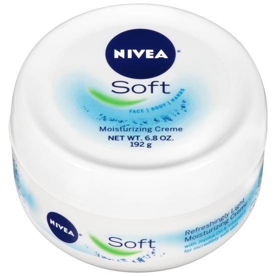 Order NIVEA Soft Moisturizing Creme Body, Face and Hand Cream, 6.8 OZ food online from CVS store, FRANKFORT on bringmethat.com