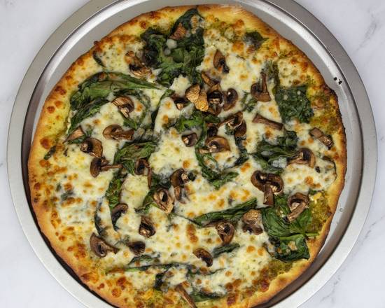 Order Spinach Pesto Pizza food online from Giant Bronx Pizza store, Santee on bringmethat.com
