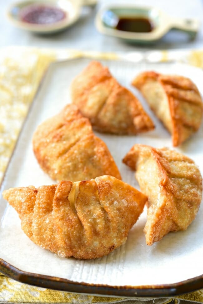 Order Fried Dumpling (8 Pieces) food online from Sunny China Buffet store, Urbana on bringmethat.com