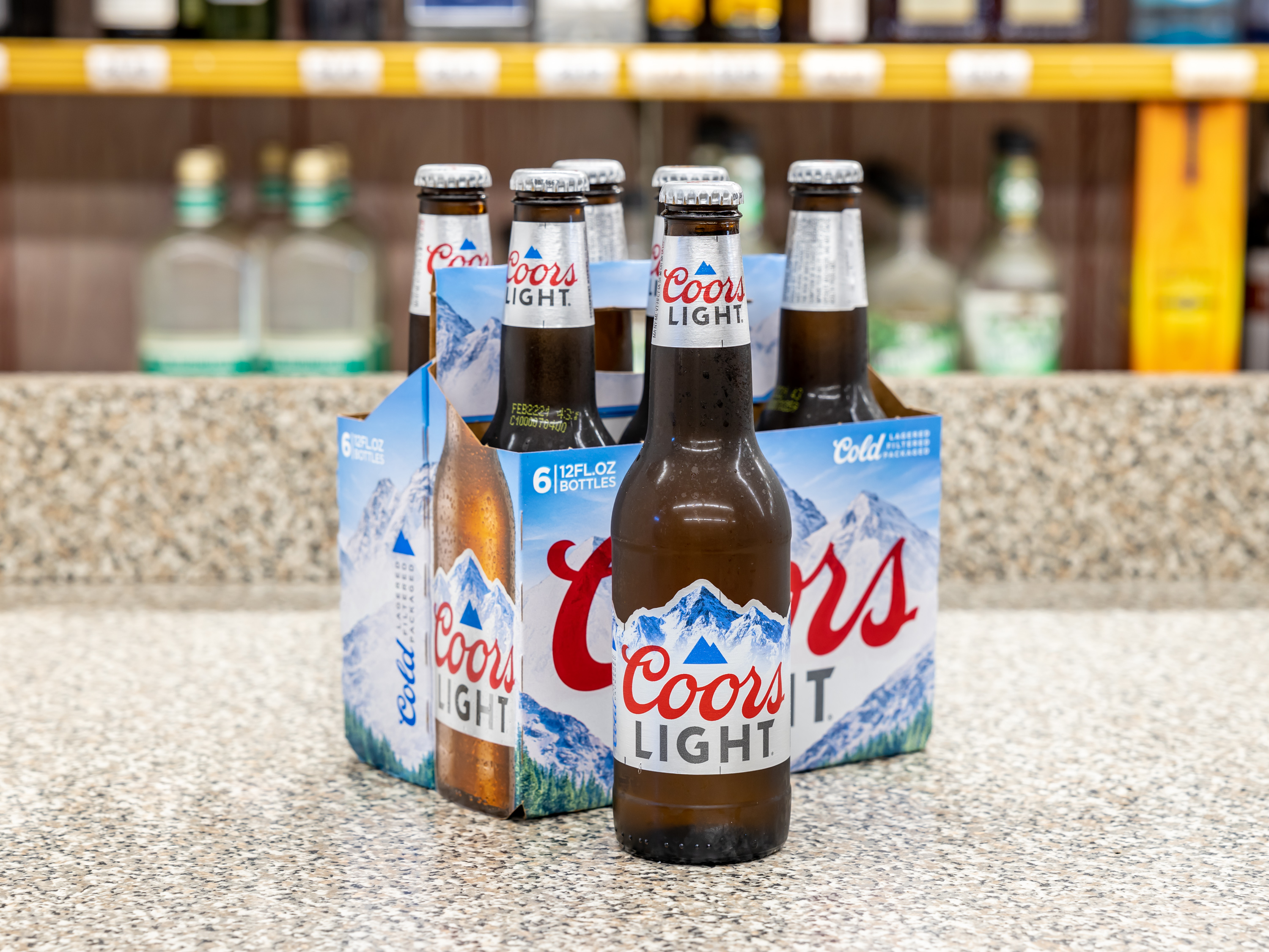 Order Coors Light, 12 Pack 12 oz. Bottle Beer 4.2% ABV food online from Liquor Republic store, Cypress on bringmethat.com