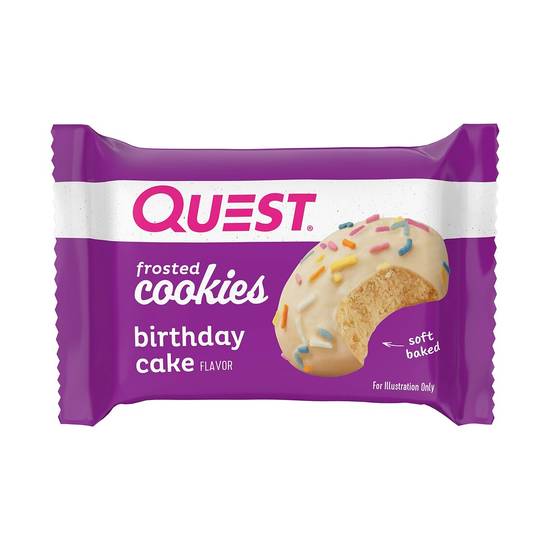 Order Quest Frosted Cookies - Birthday Cake food online from IV Deli Mart store, Goleta on bringmethat.com