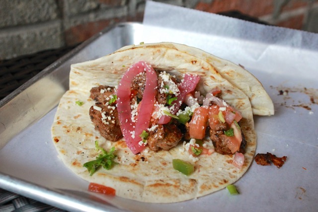 Order STEAK TACOS (2) food online from Zorn Brew Works Co. store, Michigan City on bringmethat.com