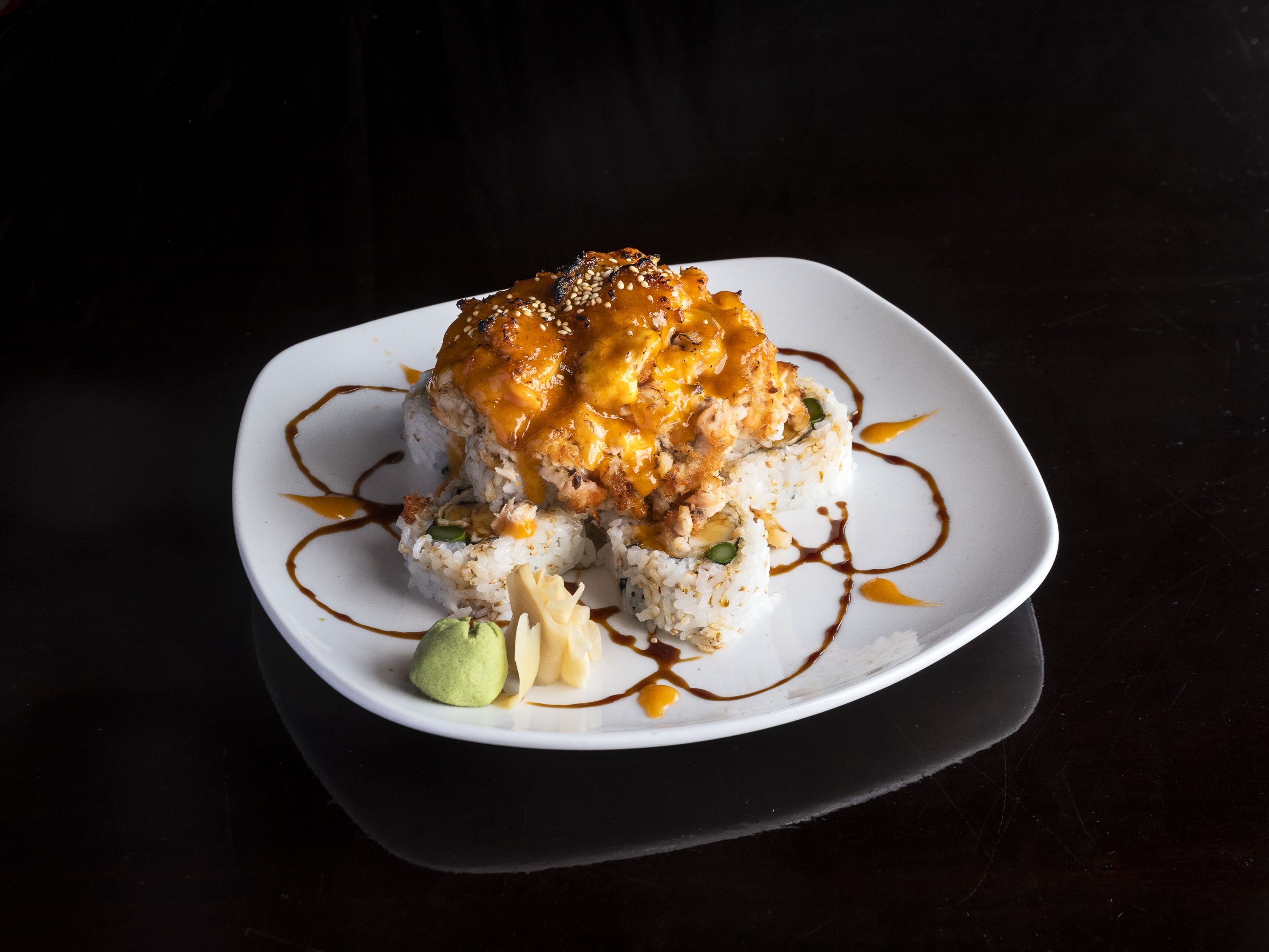 Order Volcano Roll food online from Misawa Sushi Bar store, Louisville on bringmethat.com