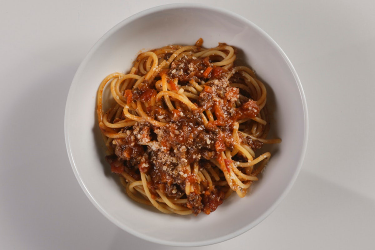 Order SPAGHETTI + BOLOGNESE SAUCE food online from Romanos Macaroni Grill store, Fort Worth on bringmethat.com