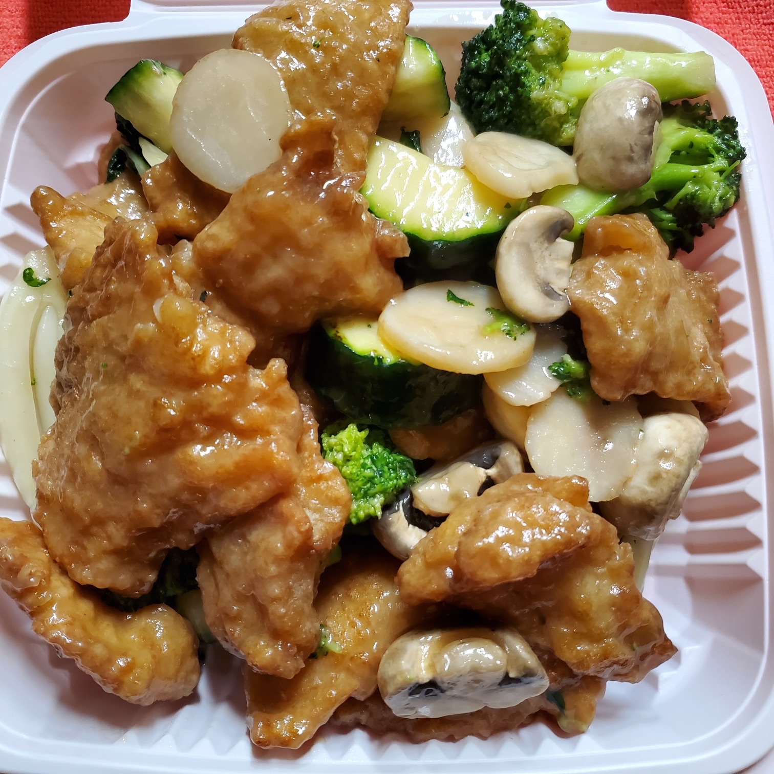Order Fish Fillet with Mixed Vegetables  food online from Sun Kwong Restaurant store, San Francisco on bringmethat.com