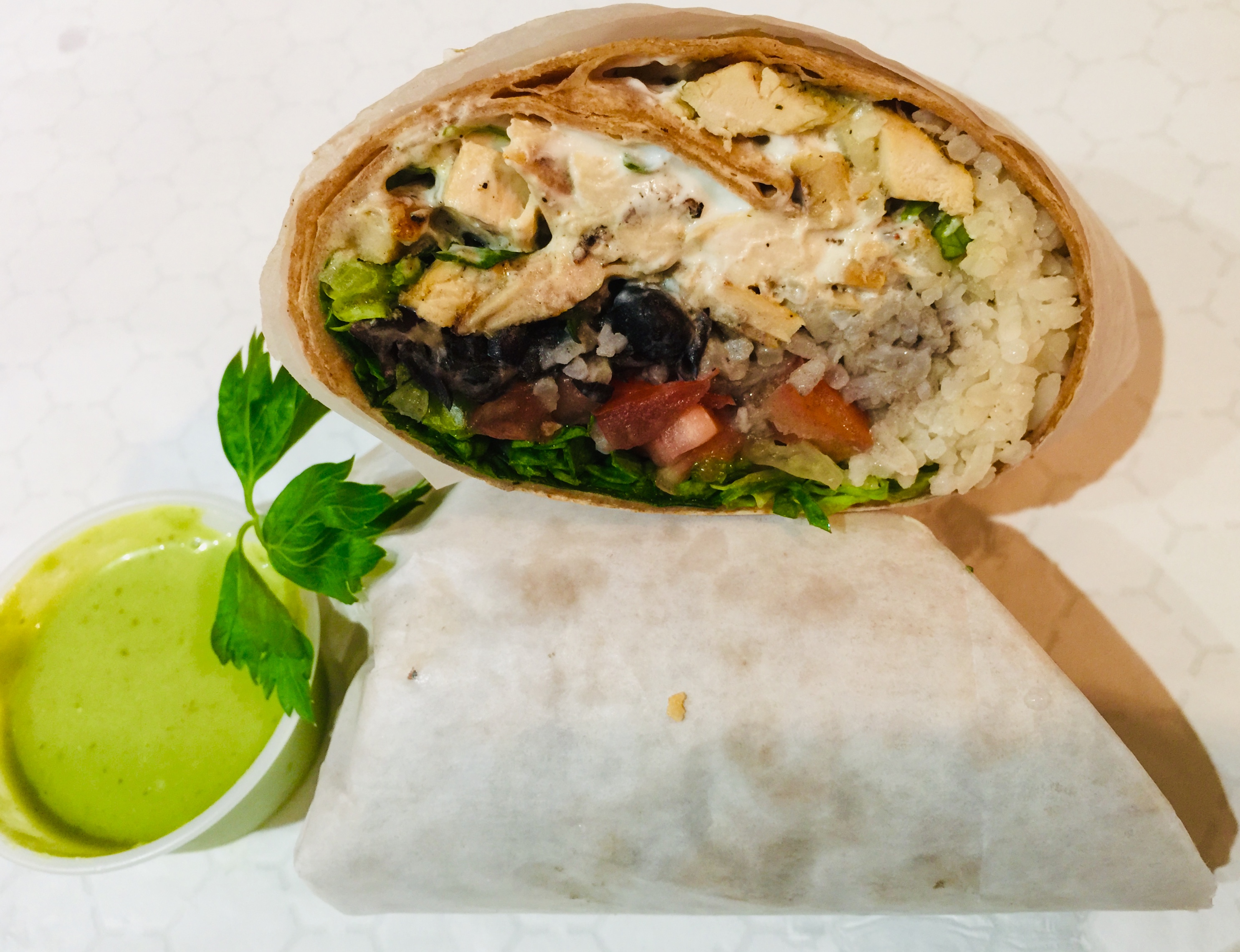 Order Chicken Burrito Wrap food online from Tio Pio - Willoughby St. store, Brooklyn on bringmethat.com