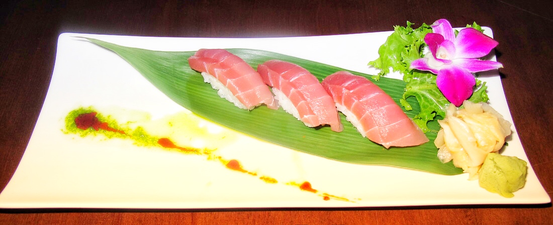 Order 2 Piece Tuna food online from Sushi Osaka store, Ithaca on bringmethat.com