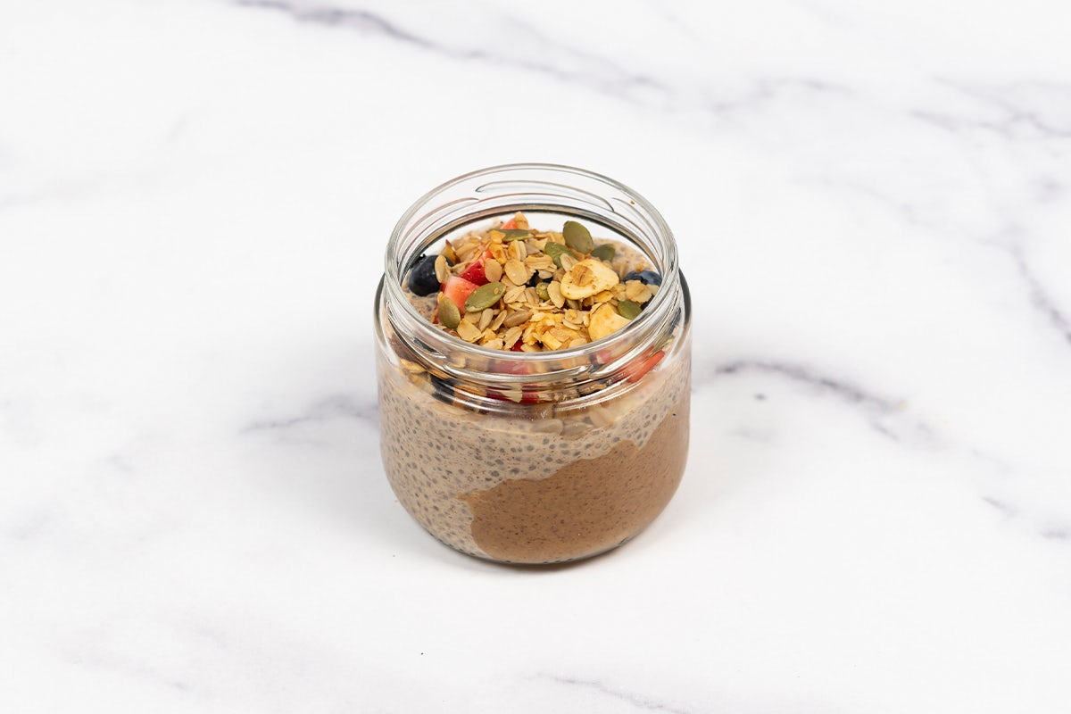 Order Almond Butter Chia Pudding food online from Bluestone Lane Coffee store, San Francisco on bringmethat.com