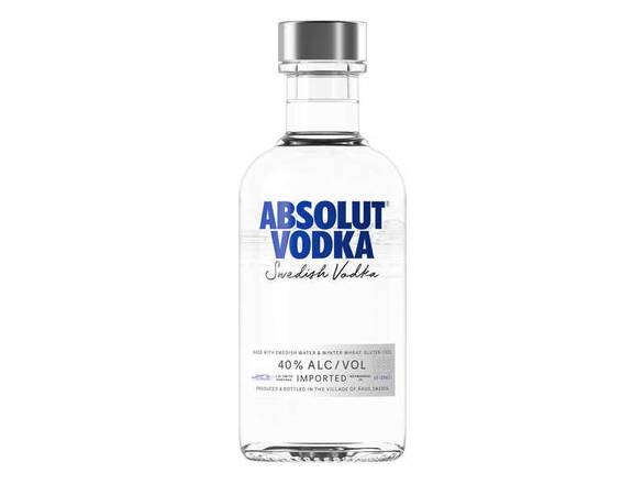 Order Absolut Original Vodka - 200ml Bottle food online from Josh Wines & Liquors Inc store, New York on bringmethat.com