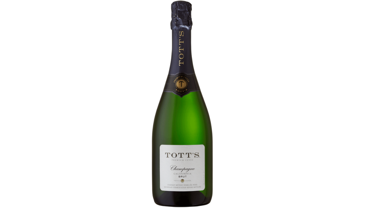 Order Totts Brut Champagne Blend Sparkling Wine 750mL food online from Liquor Palace store, Burbank on bringmethat.com