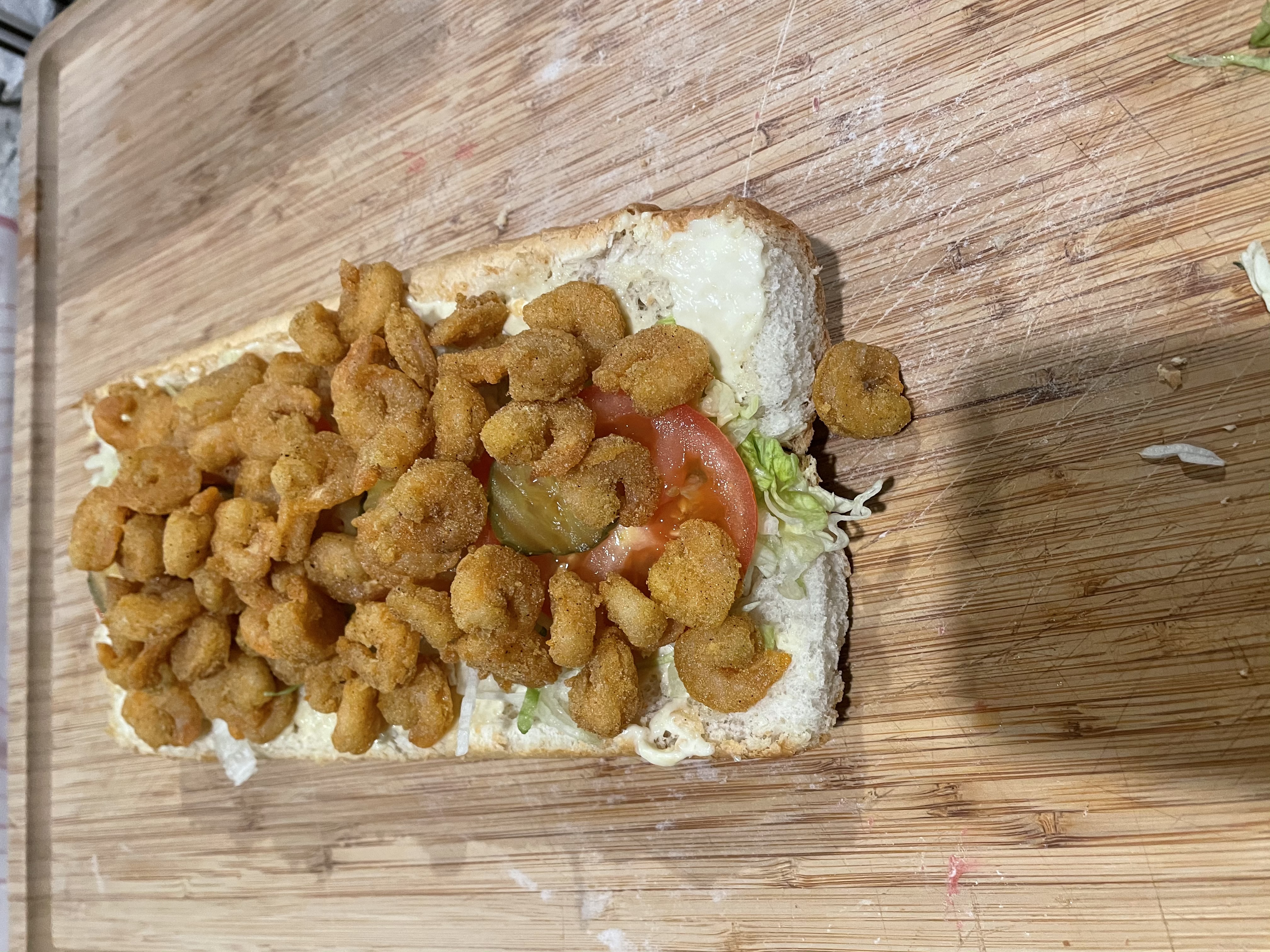 Order Shrimp Poboys food online from It's A Blackburn Thing!! store, Austin on bringmethat.com