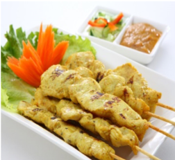 Order Chicken Satay food online from Paul Thai Restaurant store, Grand Rapids on bringmethat.com