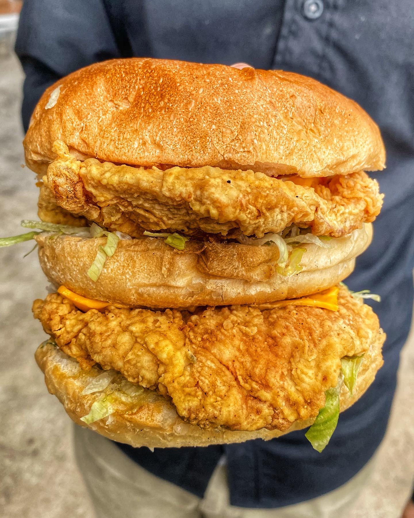Order Crispy Chicken Sandwich food online from Busy Boy Grill & Cafe store, Richmond on bringmethat.com