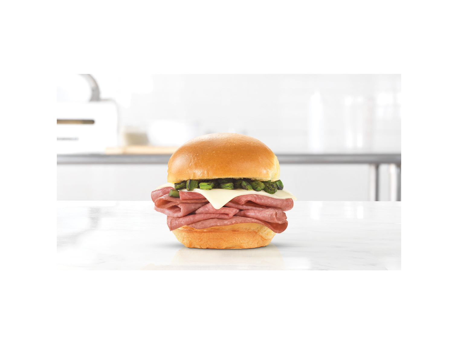 Order Jalapeno Roast Beef Slider food online from Arby store, Cleveland on bringmethat.com