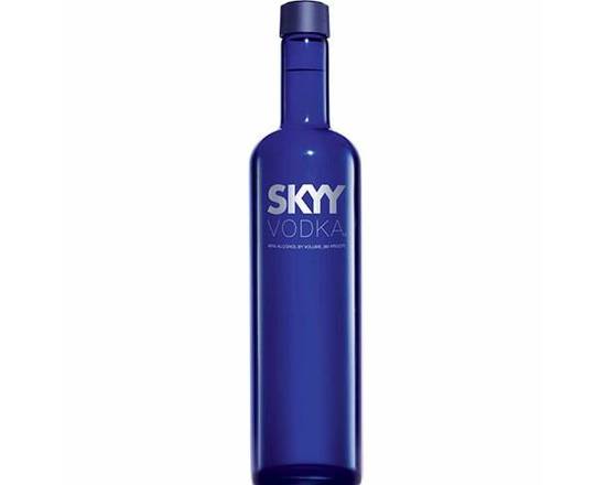 Order Skyy Vodka, 750mL bottle (40% ABV) food online from Moby Liquor store, Los Angeles on bringmethat.com