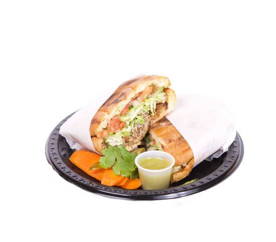 Order Carnitas Torta food online from Muchas Gracias store, Vancouver on bringmethat.com