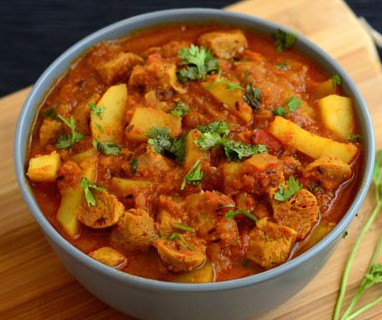 Order Soya Bean Mushroom Masala  food online from Malgudi Veg store, Ashburn on bringmethat.com