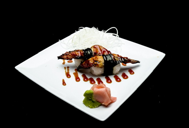 Order Unagi Nigiri food online from Star Sushi store, Jeffersonville on bringmethat.com