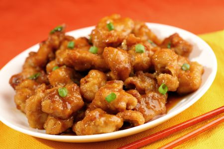Order 54A. Szechuan Fried Chicken(Q) food online from China Fortune store, Layton on bringmethat.com