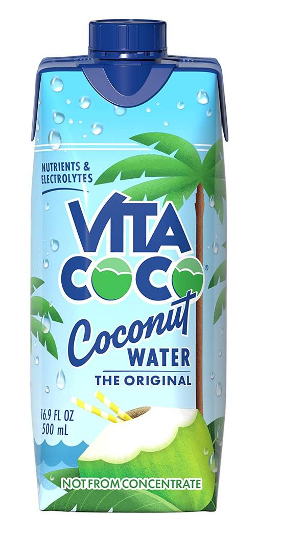 Order Vita Coco Coconut Water Pure food online from Deerings Market store, Traverse City on bringmethat.com