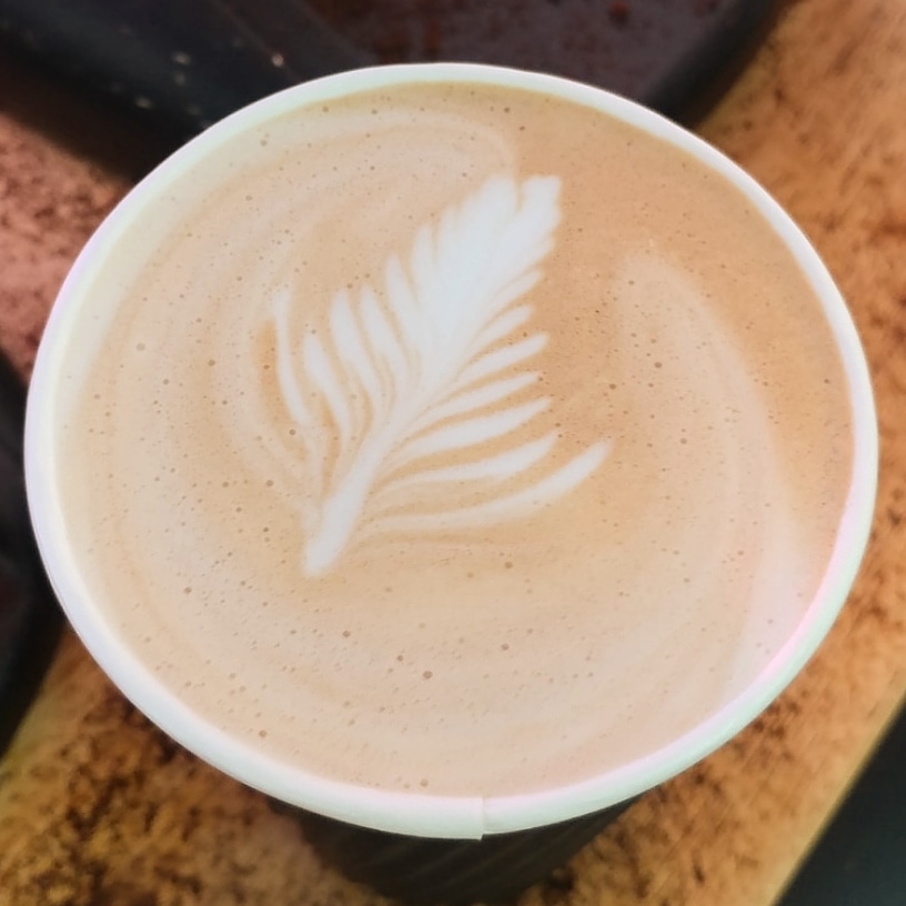 Order Latte food online from Coffee Park store, Winston-Salem on bringmethat.com