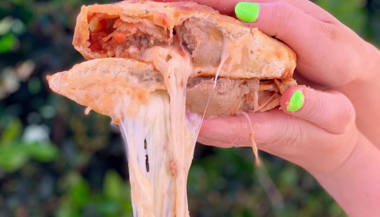 Order Meatball Calzone food online from Mickey Deli store, Hermosa Beach on bringmethat.com