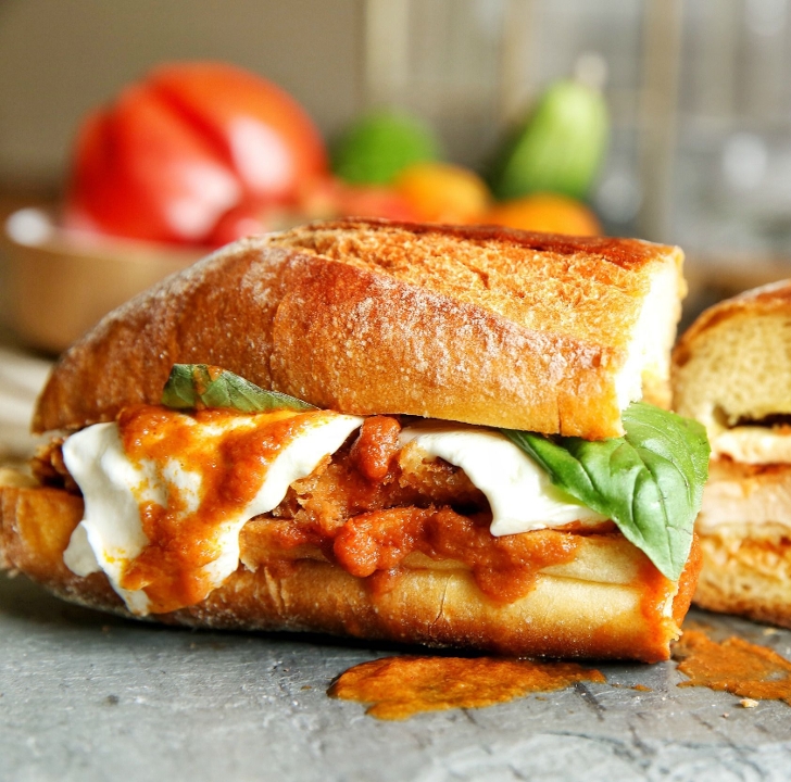 Order Veal Parm Sub food online from Salvatore Italian Grill store, Warren on bringmethat.com