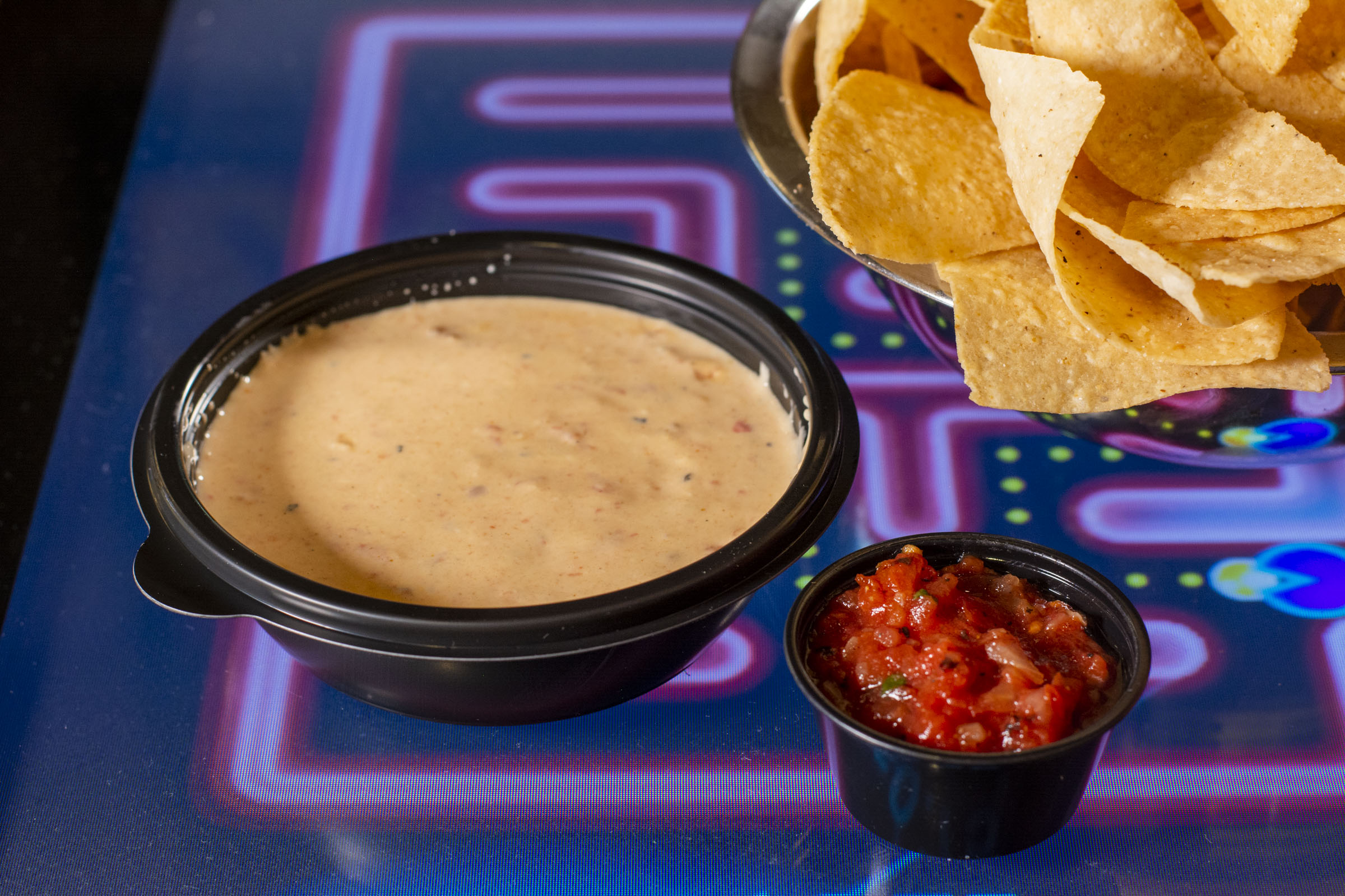 Order Chips, Queso and Salsa food online from The Garage store, Denton on bringmethat.com