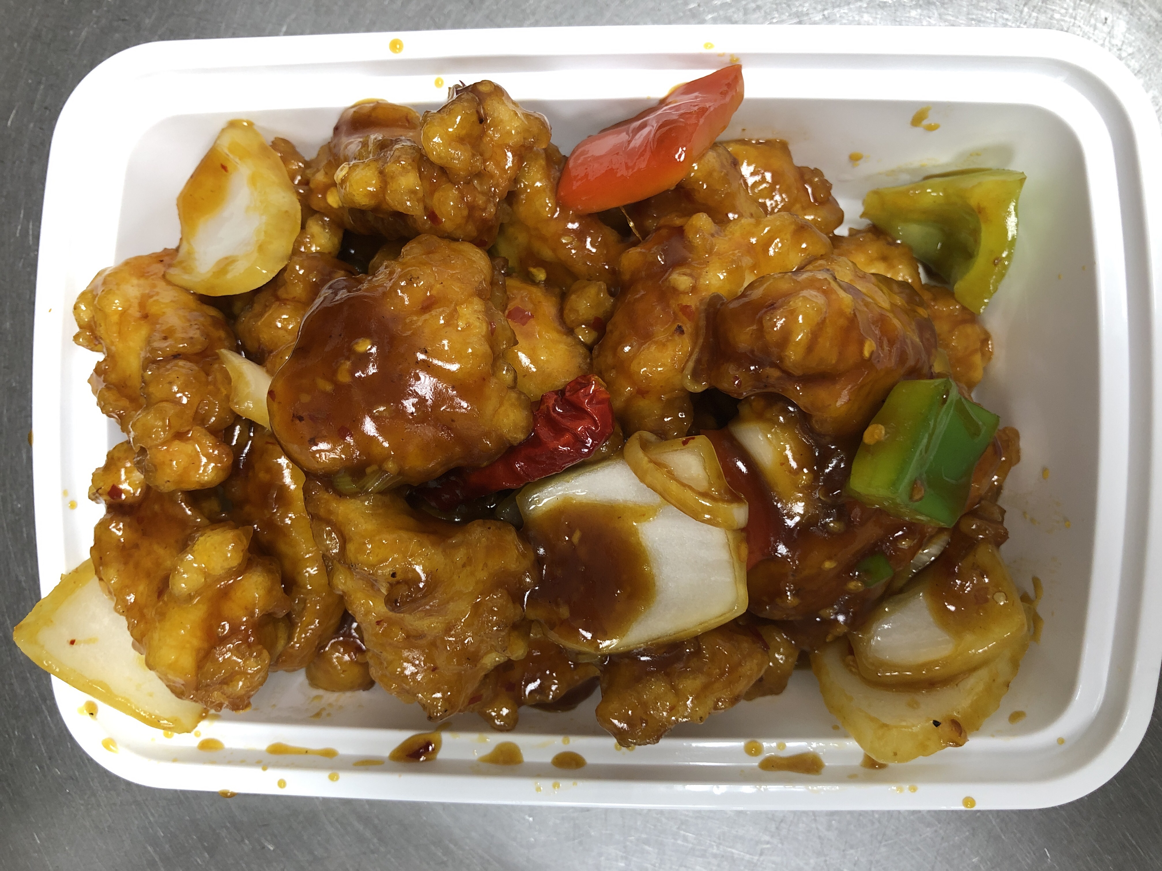 Order S29. White Meat General Tso's Chicken Special food online from Fortune East store, Garden City Park on bringmethat.com