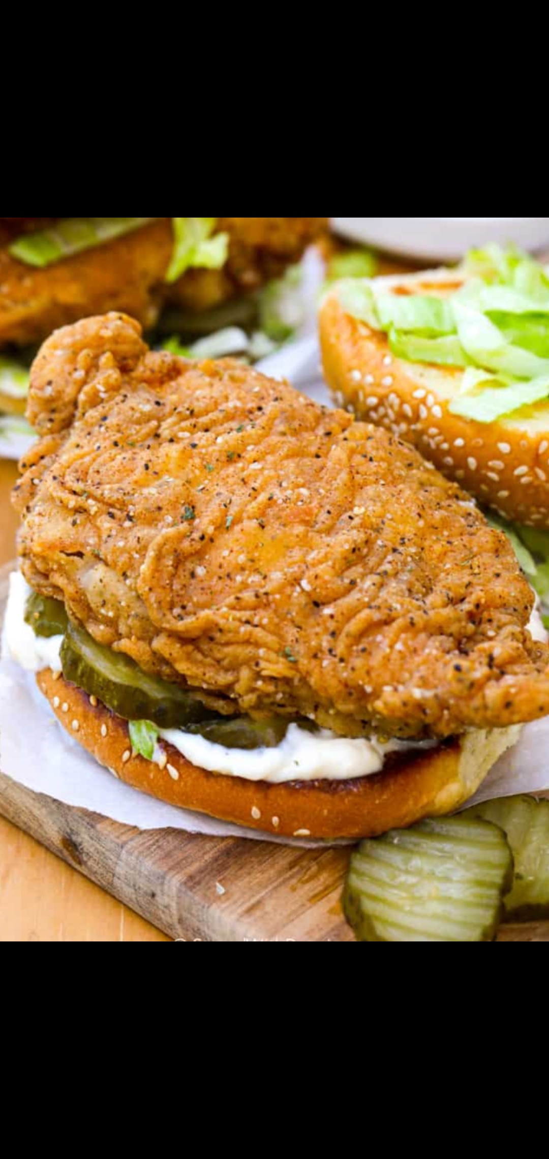 Order Crispy Spicy Chicken Cutlet Pickles & Shredded Lettuce Signature Sandwich  food online from American Gourmet Foods Deli store, New York on bringmethat.com