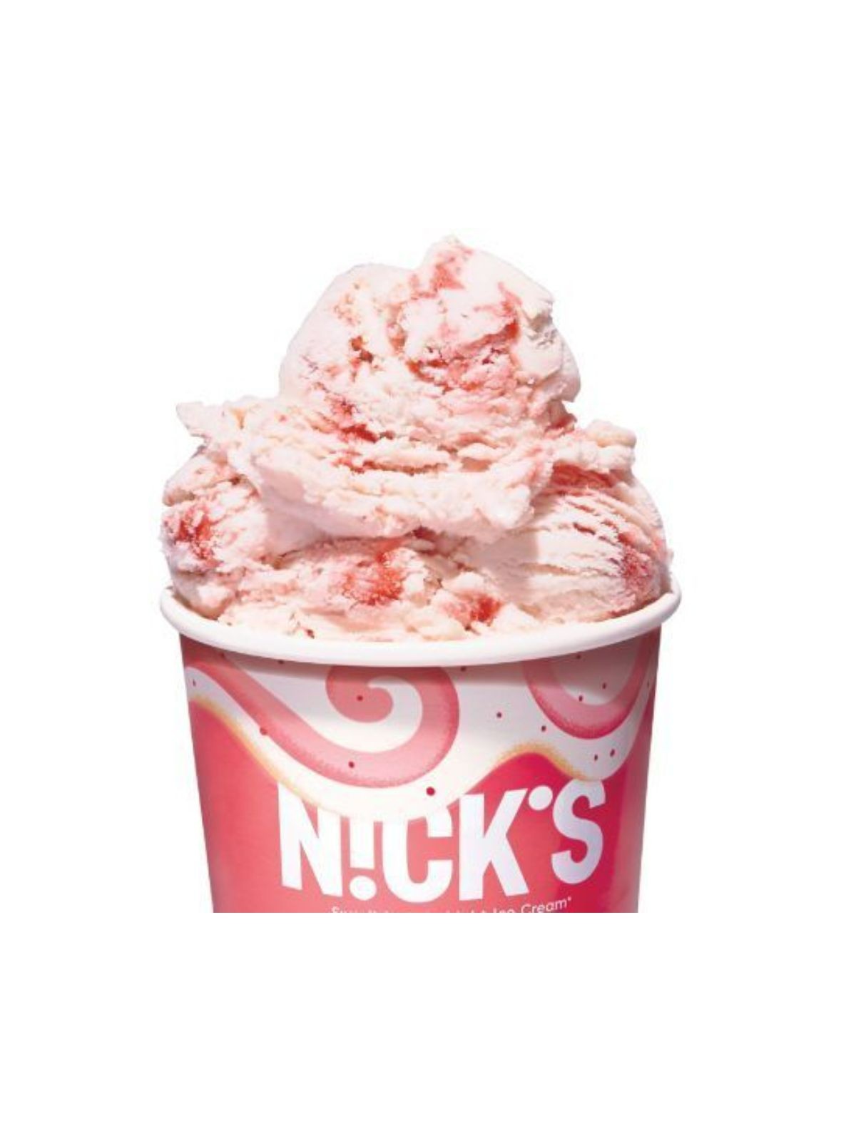 Order Nick's Strawbar Swirl Ice Cream (1 Pint) food online from Stock-Up Mart store, Minneapolis on bringmethat.com