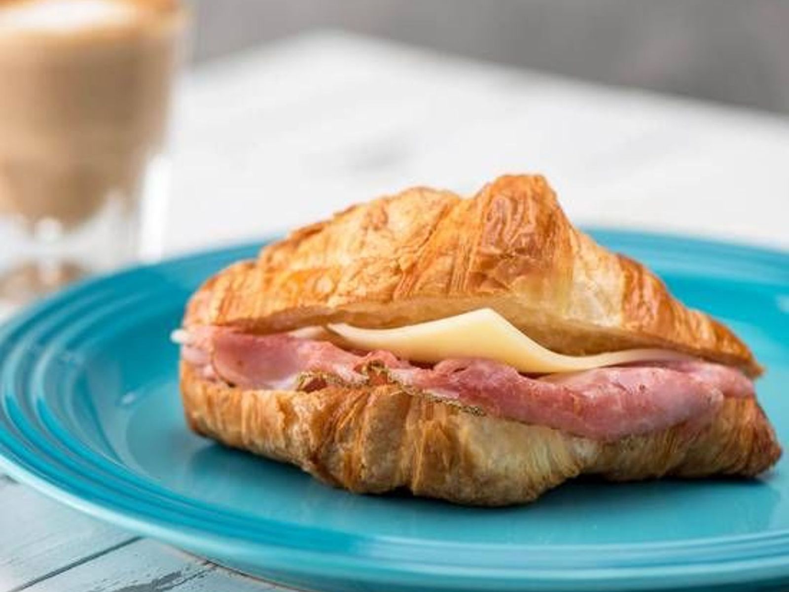 Order Ham and Cheese Croissant food online from Caffe Nero store, Beverly on bringmethat.com