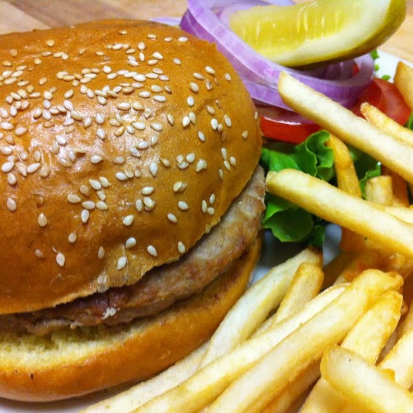 Order Turkey Burger food online from Walter Cafe store, Beverly Hills on bringmethat.com