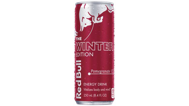 Order Red Bull The Winter Edition Pomegranate Energy Drink Can food online from Red Roof Market store, Lafollette on bringmethat.com