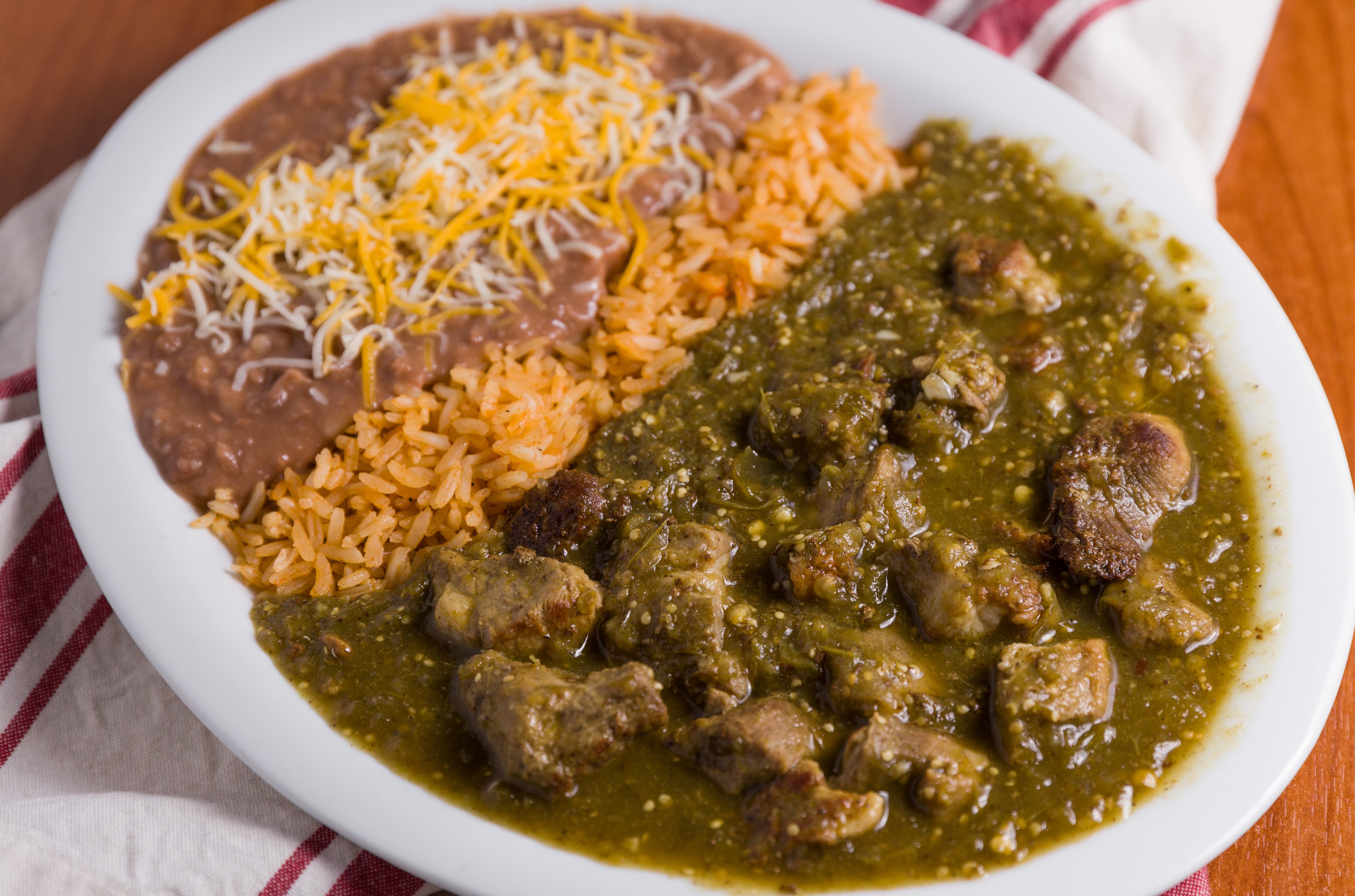 Order Chile Verde Plate Special food online from Great Mex store, Newport Beach on bringmethat.com