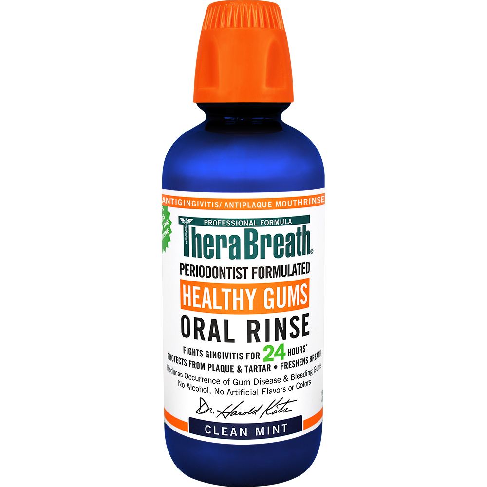 Order TheraBreath 24-Hour Healthy Gums Oral Rinse - 16 fl oz food online from Rite Aid store, MILLER PLACE on bringmethat.com