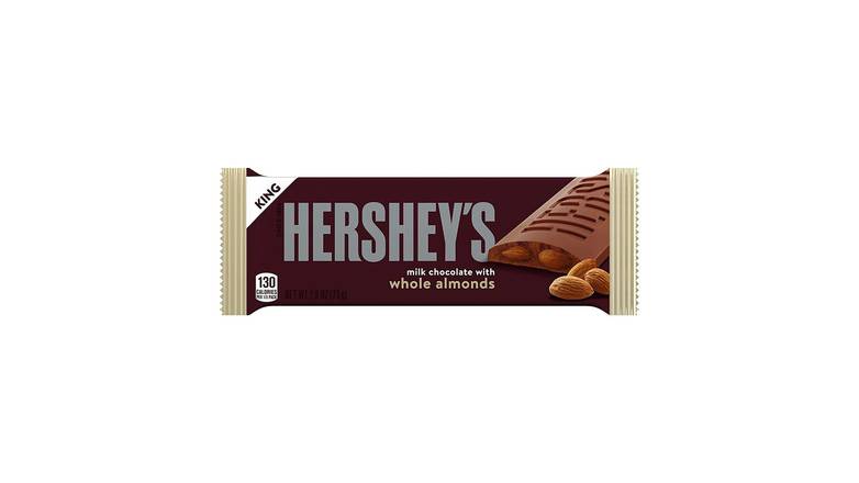 Order Hershey'S Milk Chocolate With Almonds King Size Candy food online from Route 7 Food Mart store, Norwalk on bringmethat.com