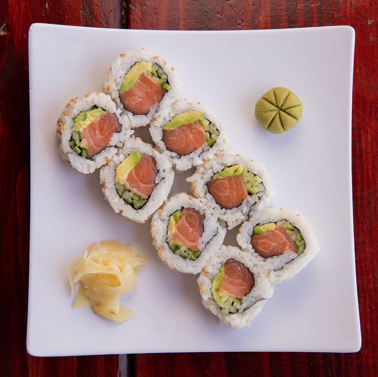 Order Salmon Roll food online from Meshuga 4 Sushi - W. Pico Blvd. store, Los Angeles on bringmethat.com