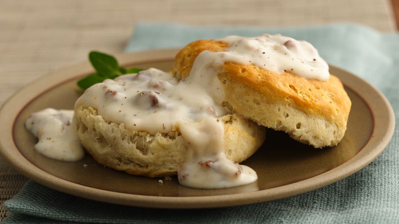 Order Biscuits & Gravy food online from Mofo's BBQ store, Savannah on bringmethat.com