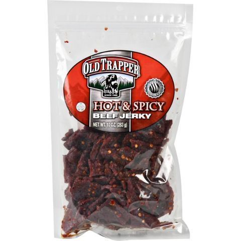 Order Old Trapper Beef Jerky Hot & Spicy 10oz food online from 7-Eleven store, New Kensington on bringmethat.com
