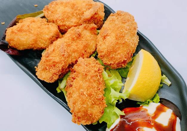 Order Fried Oyster (5 pcs) food online from Narumi Sushi store, Lemon Grove on bringmethat.com
