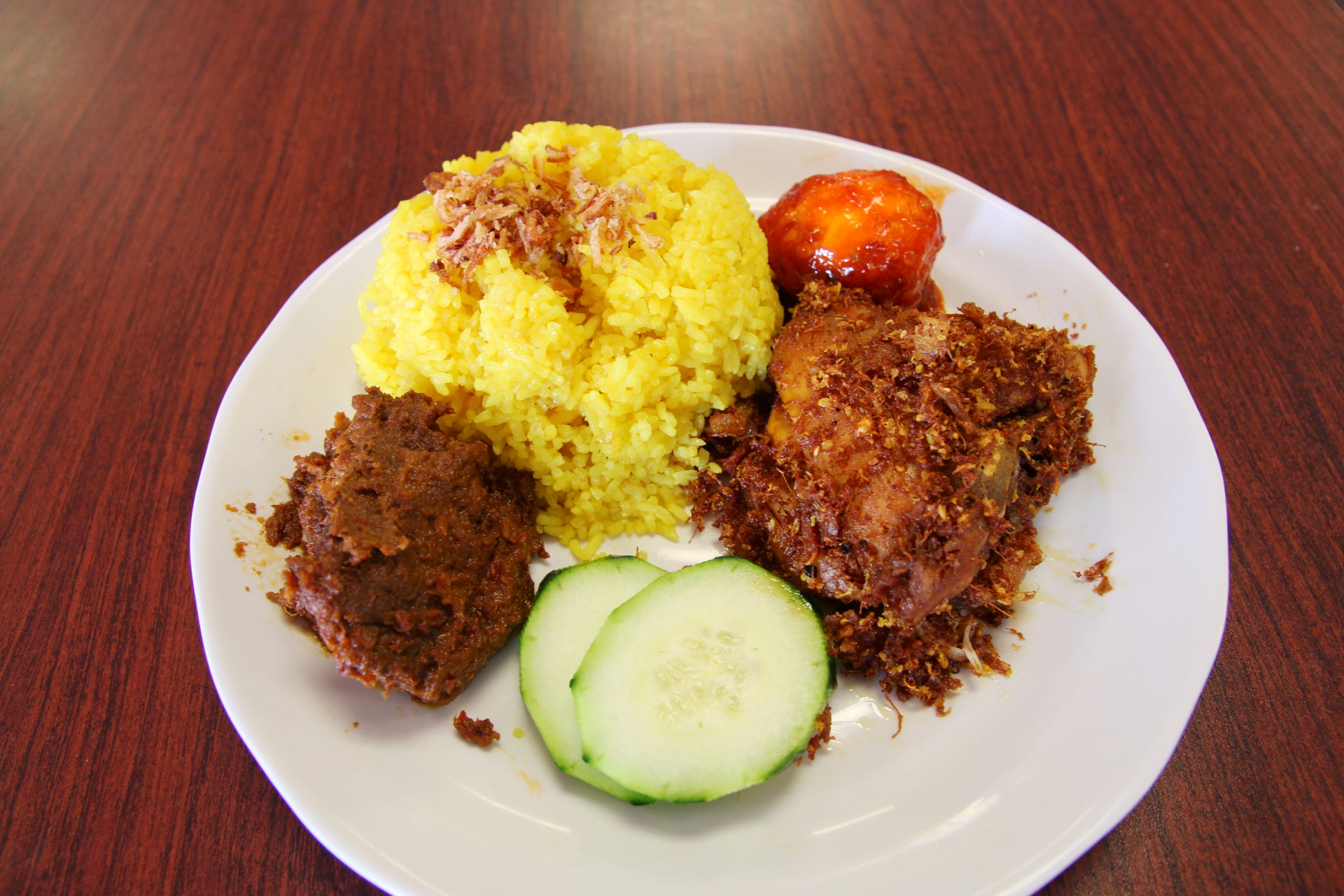 Order Nasi Kuning Complete food online from Indo Ranch store, Lake Forest on bringmethat.com
