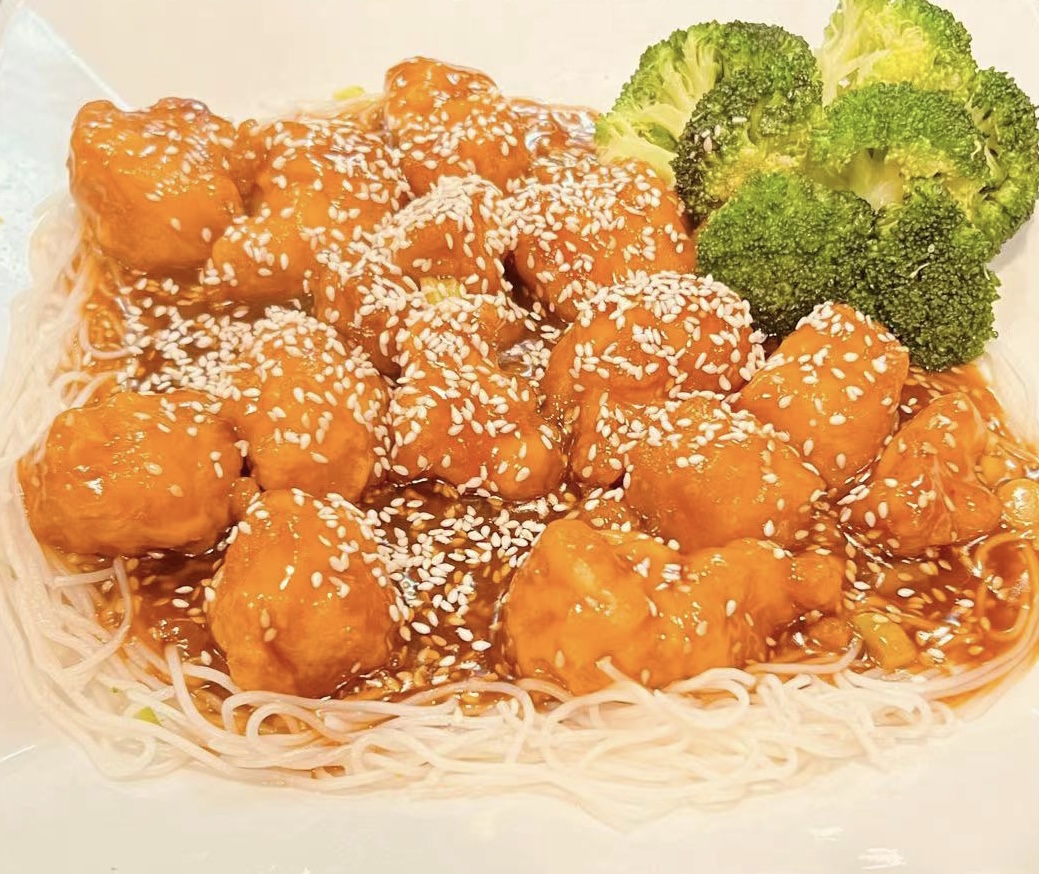 Order Sesame Chicken food online from Oriental Pearl Restaurant store, West Chester on bringmethat.com